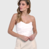 Corset Satín + Gasa