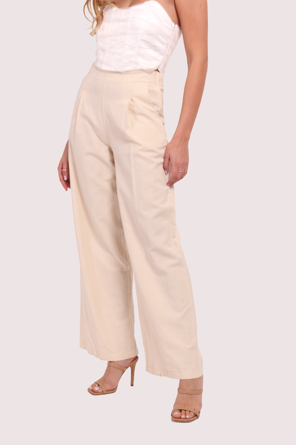 Pantalones Sastre Estilo Lino