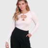 Polera Algodón + Broche