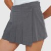 Falda Short Tableada