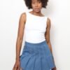 Falda Short Pespunte