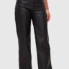 Pantalón Ecocuero Wide Legs