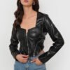 Chaqueta Corset Eco Cuero Desmontable
