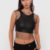 Malla Sin Mangas con Strass