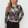 Polera de Lentejuelas Full Brillo