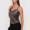 Top de Tirantes Lentejuelas Frontal