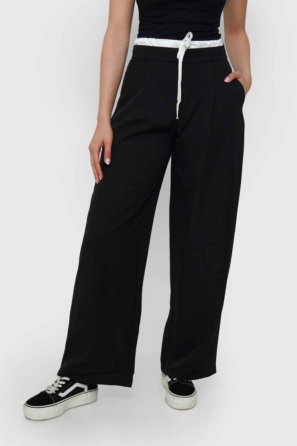 Pantalón Pretina Satín + Cierre