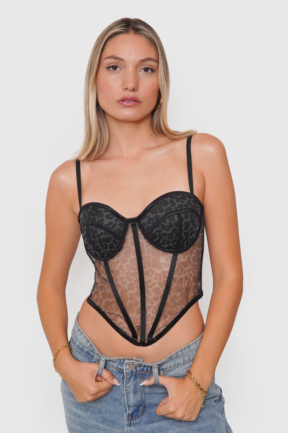 Corset Gasa Print