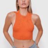 Crop Lurex Strass