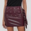 Falda Shorts Ecocuero