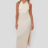Vestido Algodón Elasticado Halter