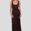 Vestido Lycra + Gasa Efecto Globo