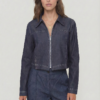 Chaqueta Denim Crop Forrada