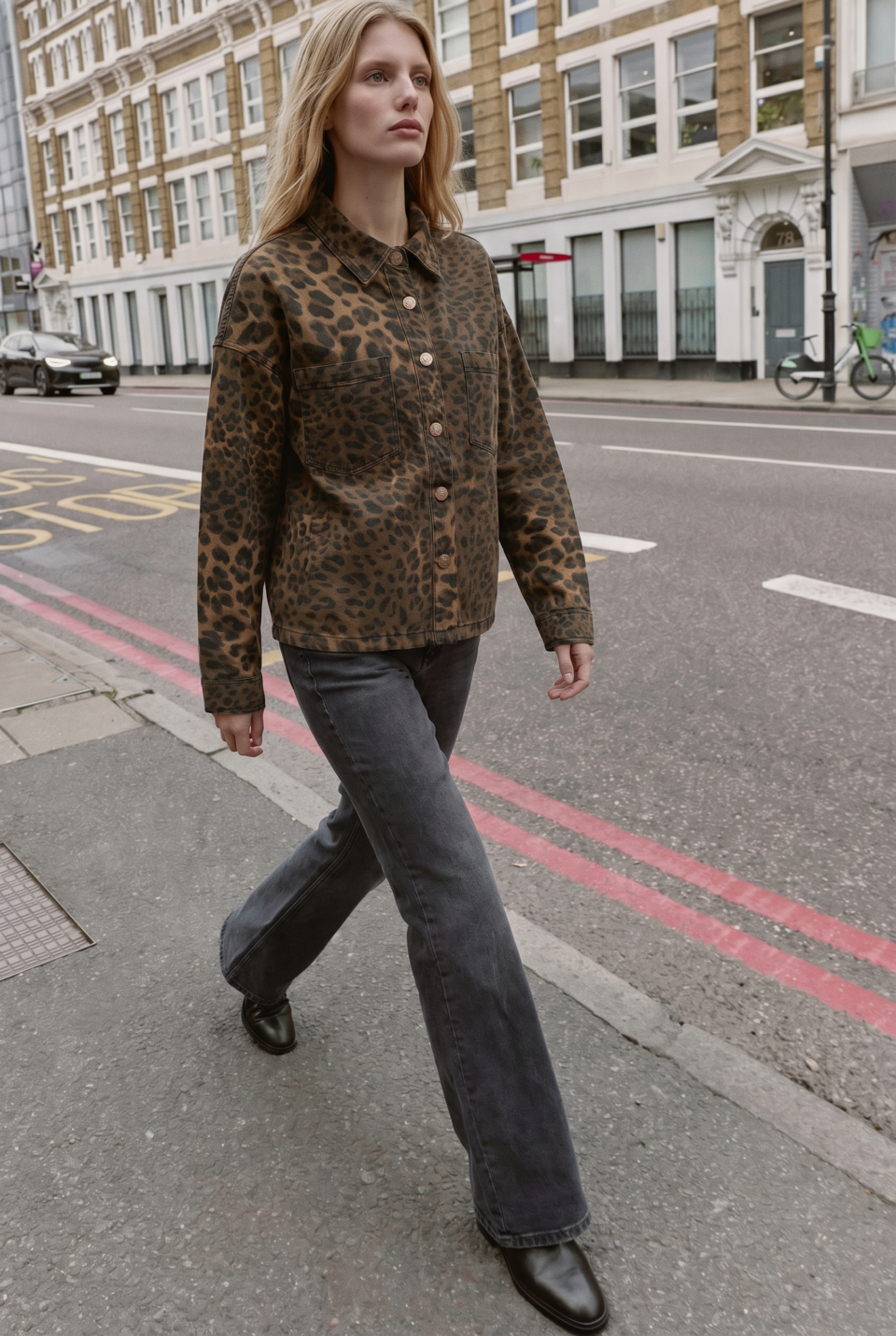 Sobre Camisa Animal Print