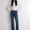 Jeans Flare Bordado Mickey Mouse
