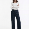 Pantalón Wide Leg con Cinturón Incorporado