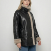 Chaqueta Efecto Cuero con Interior de Chiporro