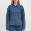 Chaqueta de Mezclilla con Tachas Decorativas