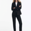 Blazer de Mujer Elegante con Botón Joya