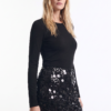 Falda Lentejuelas con Short Interior