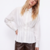 Camisa de Popelín con Pliegues